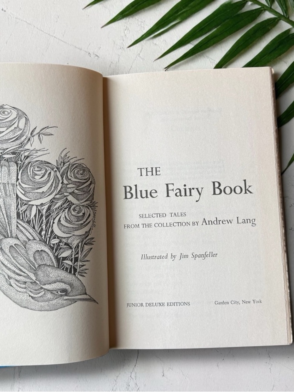 Vintage The Blue Fairy Book Andrew Lang 1969 Hardcover Dust Jacket Illustrated - Picture 11 of 15